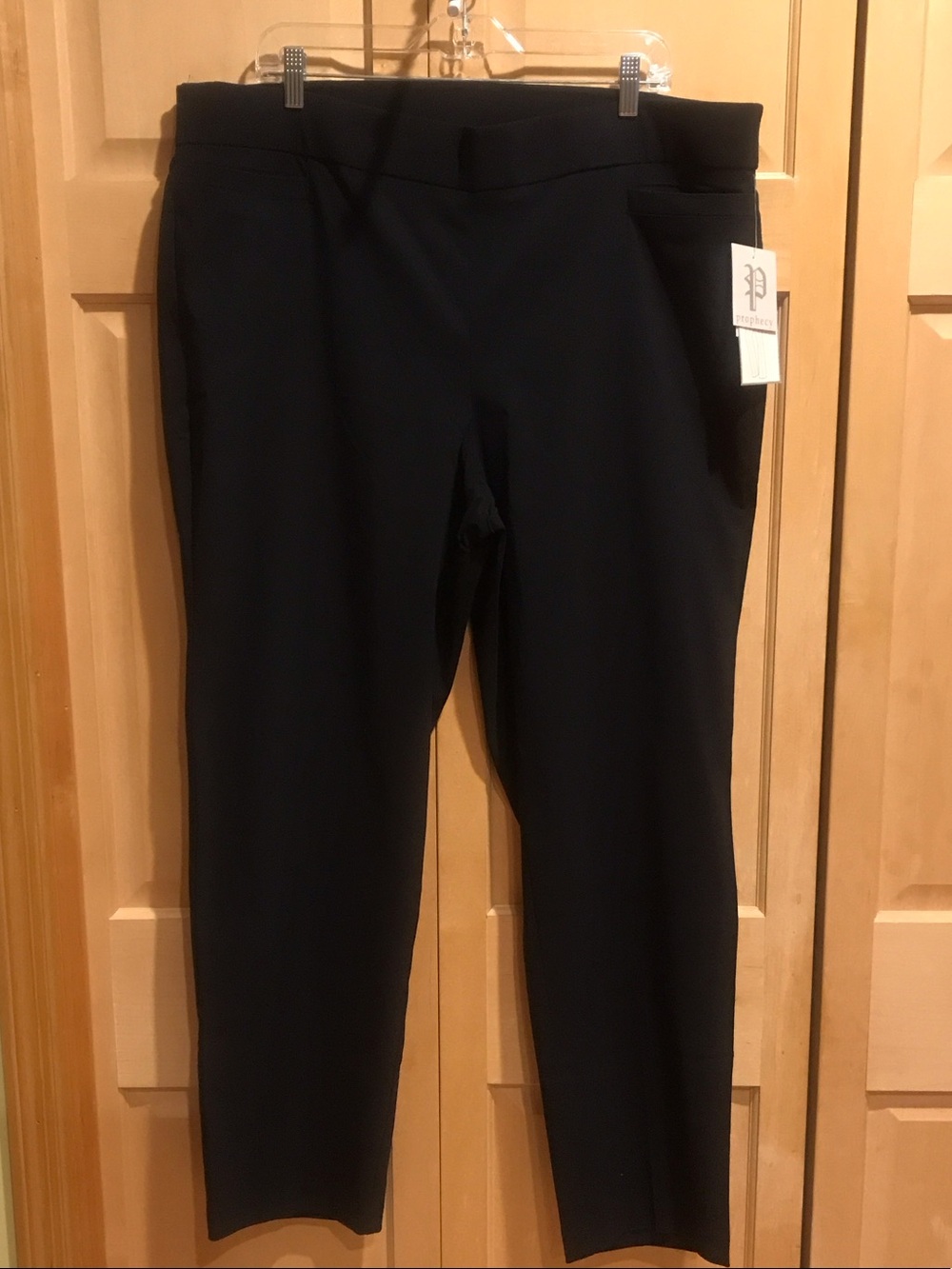 New Prophecy Straight Leg Pull-On Pants - Black